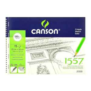 CANSON - CANSON 1557 25x35 15 YP RESİM BLOK 120 GR 12015253