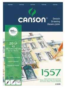 CANSON - Canson 1557 35X50 Resim Kağıdı 200 Gr.125 Li Pk.