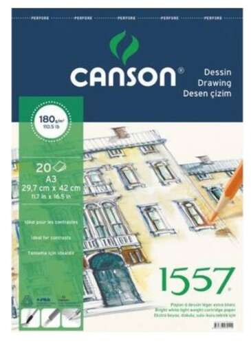 Canson 1557 35X50 Resim Kağıdı 200 Gr.125 Li Pk.