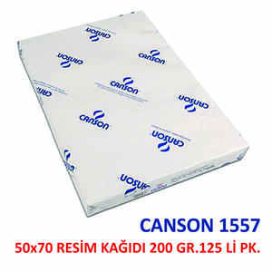 CANSON - CANSON 1557 50x70 RESİM KAĞIDI 200 GR.125 Lİ PK.204121513