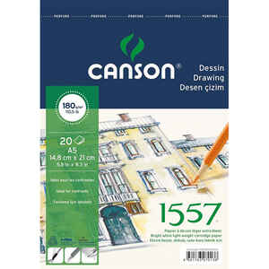 CANSON - CANSON A5 20 YP RESİM DEFTERİ 180 GR 18020A5US
