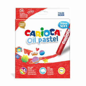 CARIOCA - CARIOCA 24 RENK SÜPER YUMUŞAK PASTEL BOYA 43278