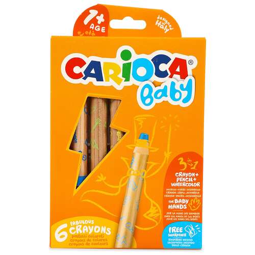 CARIOCA 6 RENK BABY JUMBO KURU BOYA 42817