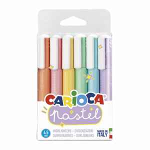 CARIOCA - Carıoca Fosforlu Kalem 6 Renk Pastel 43033