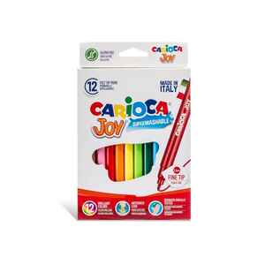 CARIOCA - CARIOCA JOY 12 RENK YIKANABİLİR KEÇELİ KALEM 40614