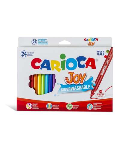 CARIOCA JOY 24 RENK YIKANABİLİR KEÇELİ KALEM 40615