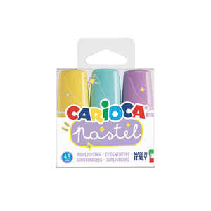 CARIOCA - Carıoca Pastel Fosforlu Kalem Mini 3 Lü 43168