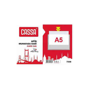 CASSA - Cassa 7508 A5 Afiş Muhafaza Kabı