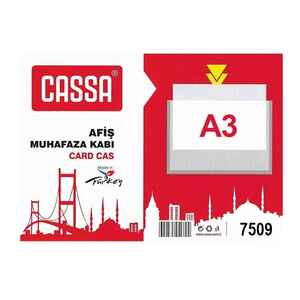 CASSA - Cassa 7509 A3 Afiş Muhafaza Kabı