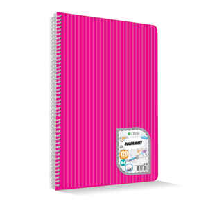 ÇINAR - ÇINAR COLORMAXI A4 72 YP DÜZ PP KAPAK SPİRALLİ DEFTER 73000