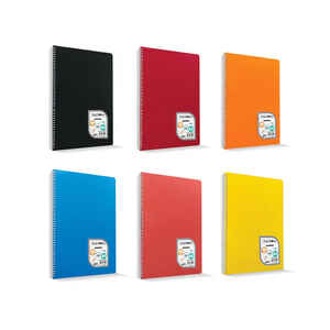 ÇINAR - ÇINAR COLORMAXI A5 72 YP KARELİ PP KAPAK SPİRALLİ DEFTER 73502
