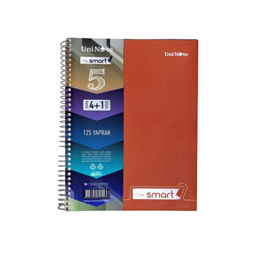 ÇINAR I'M SMART A4 125 YP 4+1 AYRAÇLI DEFTER 62051