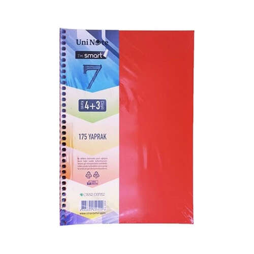 ÇINAR I'M SMART A4 175 YP 4+3 AYRAÇLI DEFTER 62054