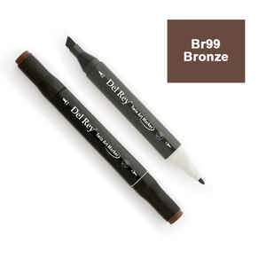 PEBEO - DEL REY TWIN MARKER BR99 BRONZE ÇİFT UÇLU GRAFİK KALEMİ MN-DR099