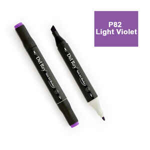 PEBEO - DEL REY TWIN MARKER P82 LİGHT VİOLET ÇİFT UÇLU GRAFİK KALEMİ MN-DR082