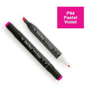 PEBEO - DEL REY TWIN MARKER P84 PASTEL VİOLET ÇİFT UÇLU GRAFİK KALEMİ MN-DR084