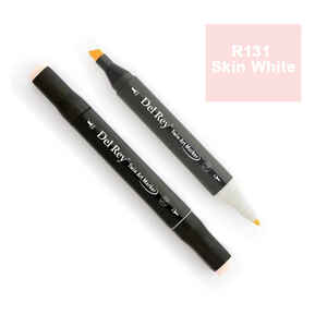 PEBEO - DEL REY TWIN MARKER R131 SKİN WHİTE ÇİFT UÇLU GRAFİK KALEMİ MN-DR131
