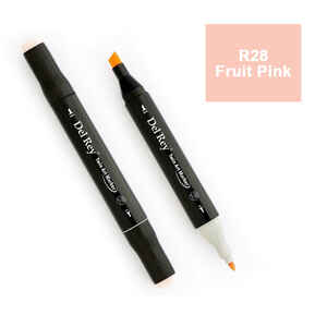 PEBEO - DEL REY TWIN MARKER R28 FRUİT PİNK ÇİFT UÇLU GRAFİK KALEMİ MN-DR028