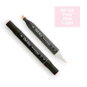PEBEO - DEL REY TWIN MARKER RP196 PALE PINK LIGHT ÇİFT UÇKU GRAFİK KALEMİ MN-DR0196
