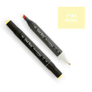 PEBEO - DEL REY TWIN MARKER Y164 ANİSE ÇİFT UÇLU GRAFİK KALEMİ MN-DR164