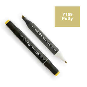 PEBEO - DEL REY TWIN MARKER Y169 PUTTY ÇİFT UÇLU GRAFİK KALEMİ MN-DR169
