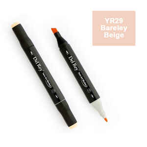 PEBEO - DEL REY TWIN MARKER YR29 BARELY BEİGE ÇİFT UÇLU GRAFİK KALEMİ MN-DR029