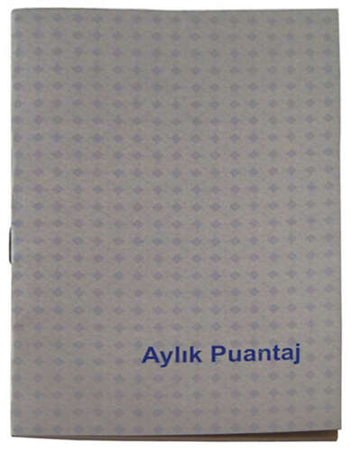 DİLMAN AYLIK BÜYÜK PUANTAJ DEFTERİ