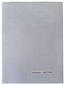 DİLMAN - DİLMAN NUMARALI KARAR DEFTERİ KARTON KAPAK 40 YP.