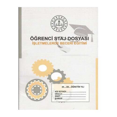 DİLMAN ÖĞRENCİ STAJ DEFTERİ NUMARALI 80 SAYFA