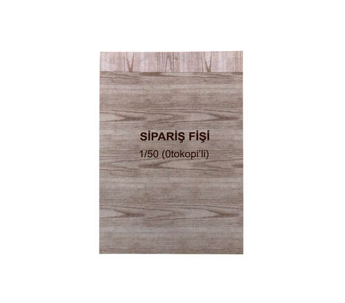DİLMAN SİPARİŞ FİŞİ 1/50 2 N OTOKOPİLİ