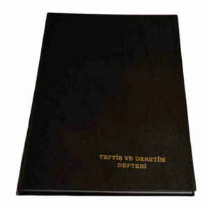 DİLMAN - DİLMAN TEFTİŞ VE DENETİM DEFTERİ 96 YP. CİLTLİ