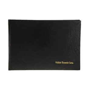 DİLMAN - DİLMAN YILLIK İZİN DEFTERİ 192 YAPRAK 20x28