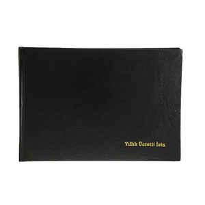DİLMAN - DİLMAN YILLIK İZİN DEFTERİ 96 YP. 20x28 CİLTLİ