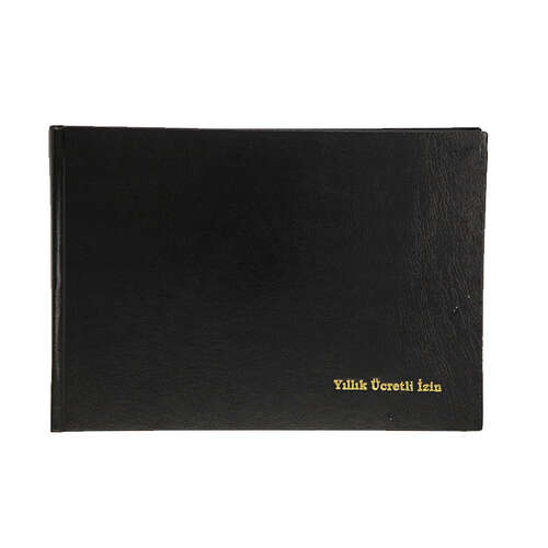 DİLMAN YILLIK İZİN DEFTERİ 96 YP. 20x28 CİLTLİ