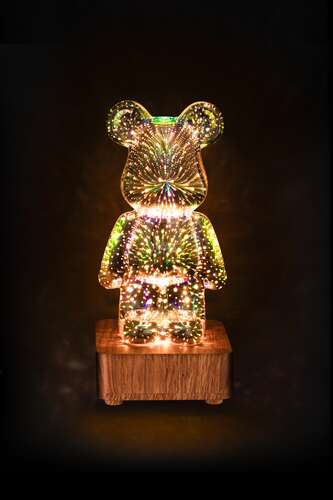 Discover 3D Sevimli Ayıcık Dekoratif Gece Lambası