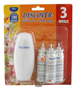 Discover - Discover Fresh Sprey 3 Yedekli Star