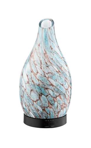 Discover Işıklı Cam Hava Nemlendirici Esansiyel Aroma Difüzörü Marble