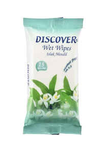 Discover - Discover Islak Mendil 15 li Yeşil