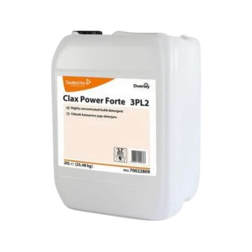 Diversey Clax Power Forte 3PL2 Sıvı Ana Yıkama Deterjanı 24.8 Kg