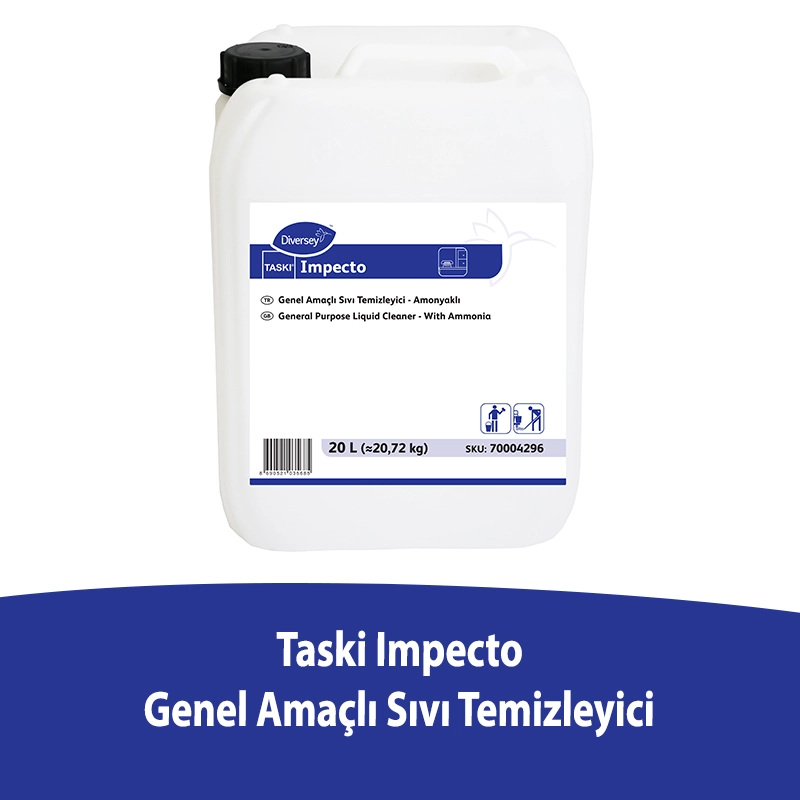 Diversey - Diversey Taski Impecto Amonyaklı Genel Temizlik Deterjanı 20 L (1)