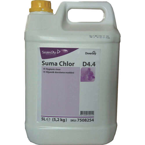 Diversey Suma Chlor D44 Hijyenik Meyve ve Sebze Durulama 5 Lt