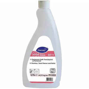 Diversey - Diversey Suma Inox D7.1 Paslanmaz Çelik Temizleyici ve Parlatıcı 750 Ml