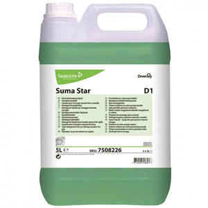 Diversey - Diversey Suma Star D1 Elde Bulaşık Yıkama Deterjanı 5 Lt