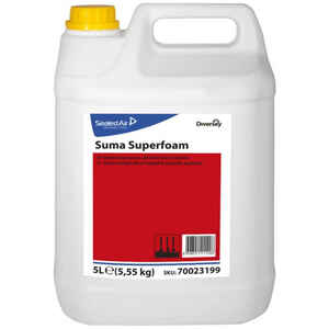 Diversey - Diversey Suma SuperFoam Ağır Yağ ve Kir Çözücü Deterjan Köpüklü 5 Lt
