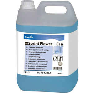 Diversey - Diversey Taski Sprint Flower Kalıcı Parfümlü Yüzey Temizleyici 5 Lt