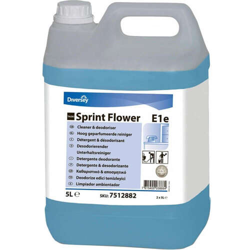 Diversey Taski Sprint Flower Kalıcı Parfümlü Yüzey Temizleyici 5 Lt