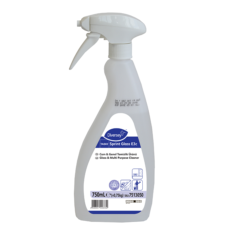Diversey - Diversey Taski Sprint Glass Cam ve Parlak Yüzey Temizleyici 750 Ml