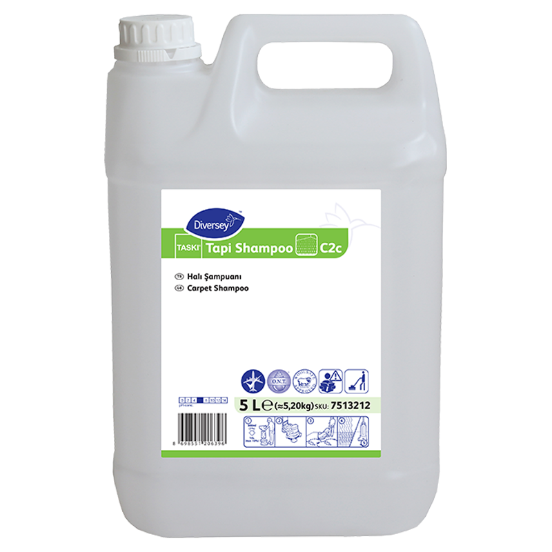 Diversey - Diversey Taski Tapi Shampoo C2c Halı Yıkama Şampuanı 5 L
