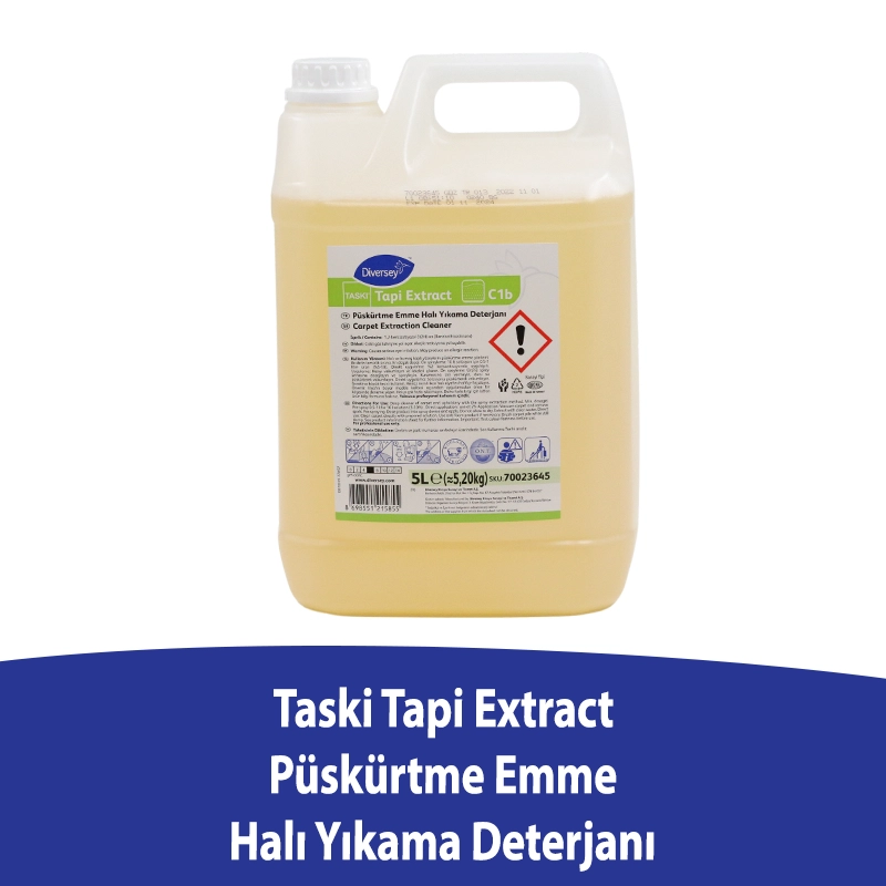 Diversey - Diversey Taski Tapi Extract C1b Halı Yıkama Deterjanı 5L (1)