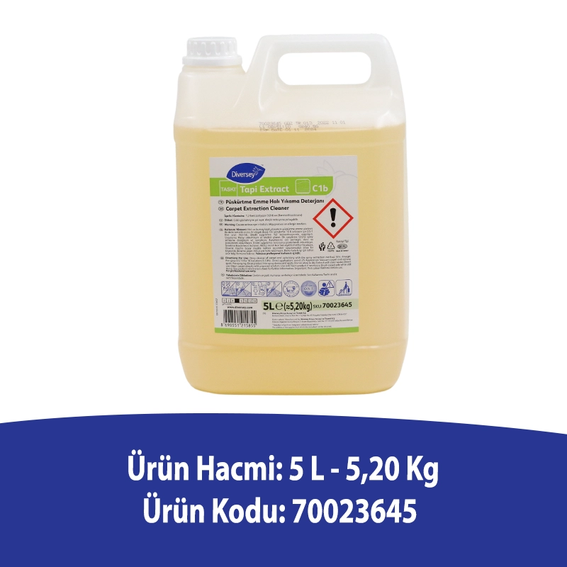 Diversey Taski Tapi Extract C1b Halı Yıkama Deterjanı 5L - Thumbnail (2)